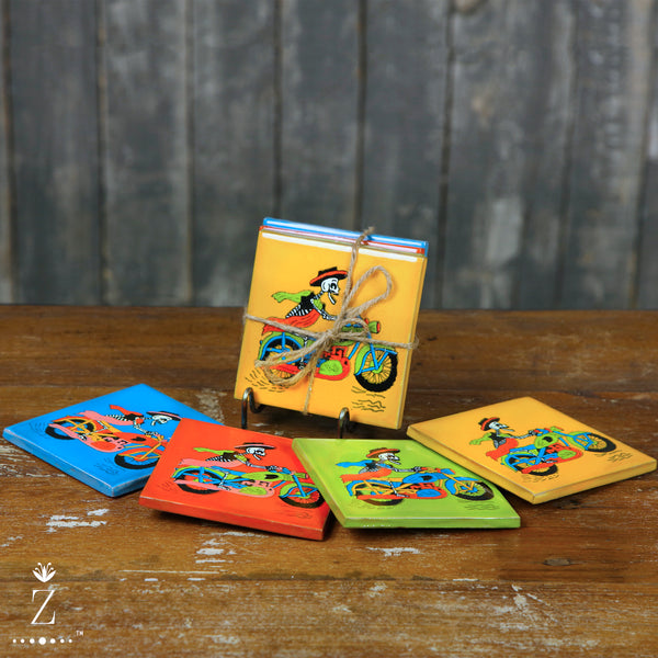 Vintage mickey mouse retro coasters