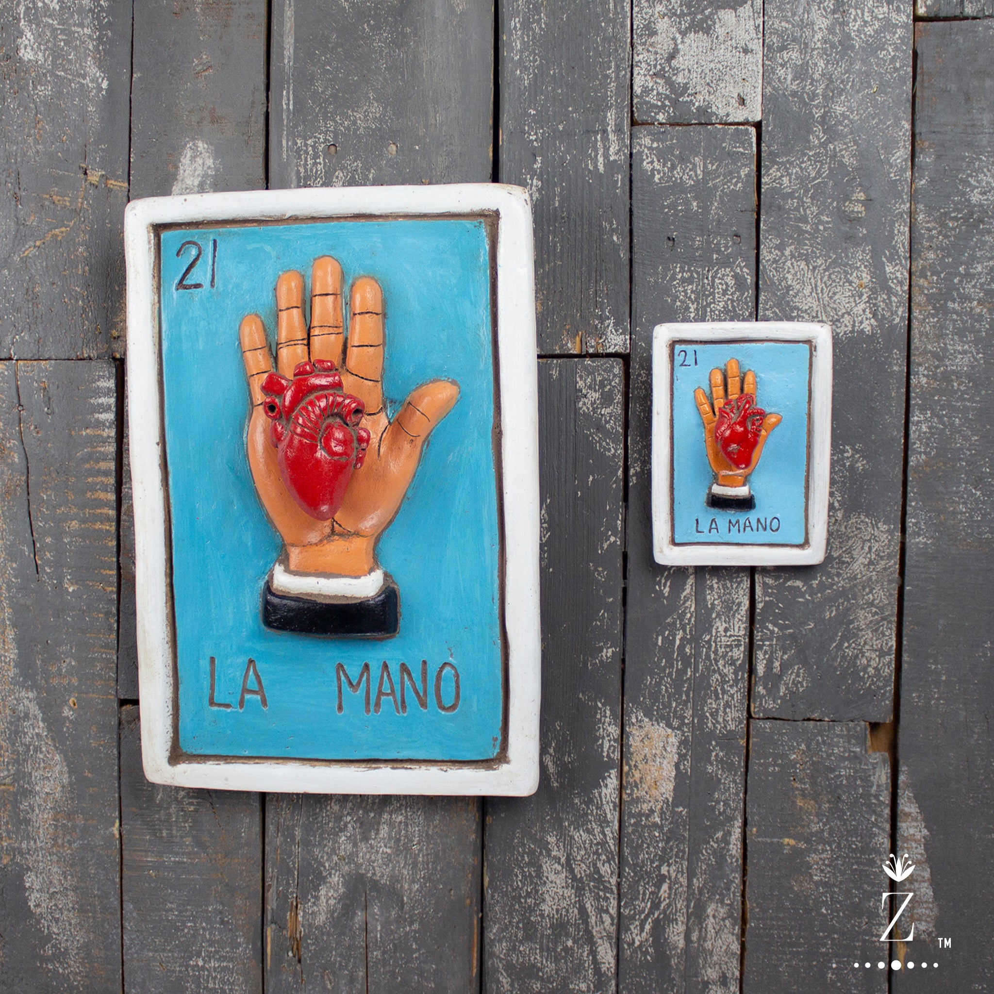 Loteria Card Wall Art, La Mano #21Loteria Card Wall Art, La Mano #21  