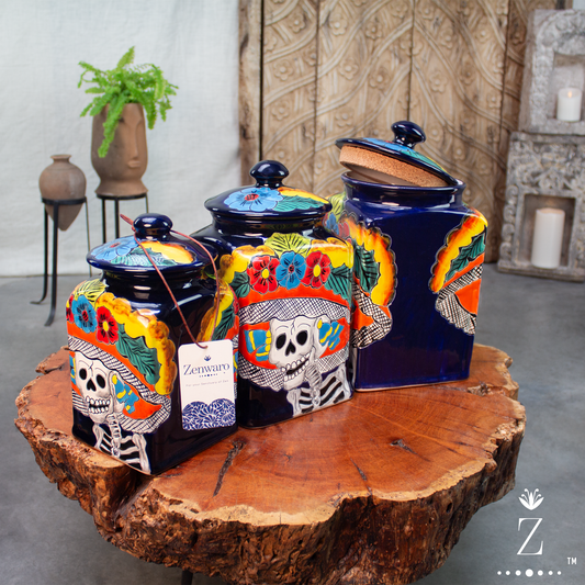 Vintage Catrina Kitchen Canisters