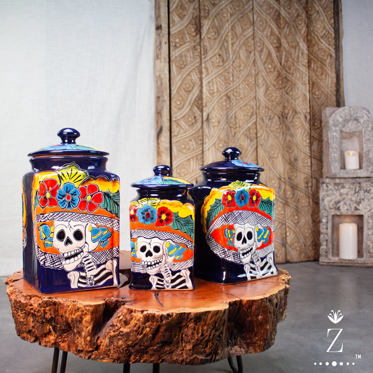 Vintage Catrina Kitchen Canisters