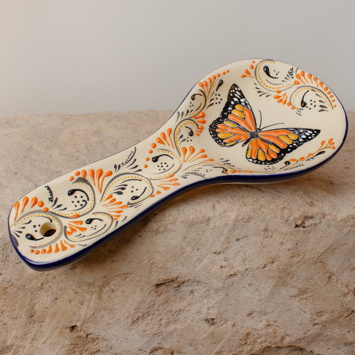 Stoneware Spoon Rest, Monarca | Cookware