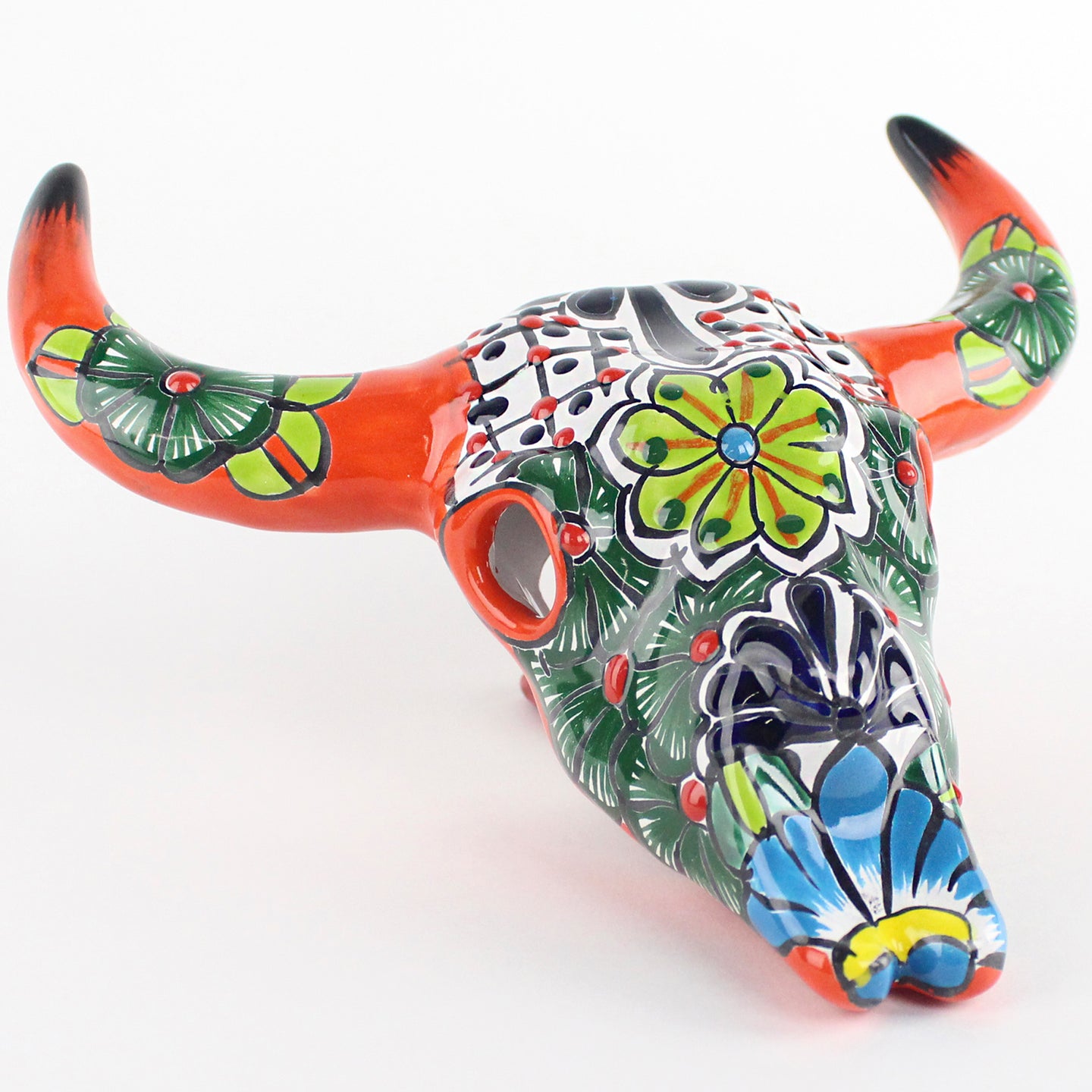 Talavera Longhorn Sculptures | Small