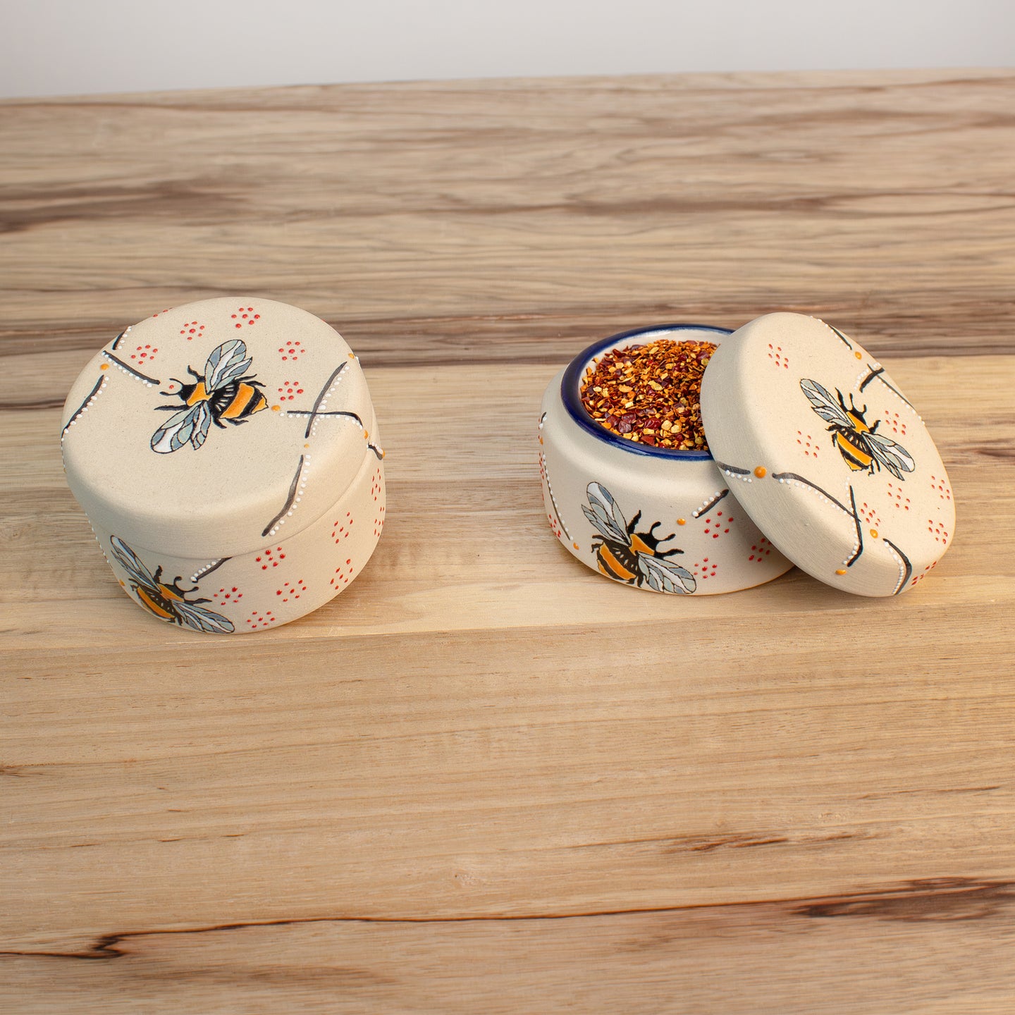 Stoneware Spice Caddy Salt Cellar | Bumble Edition