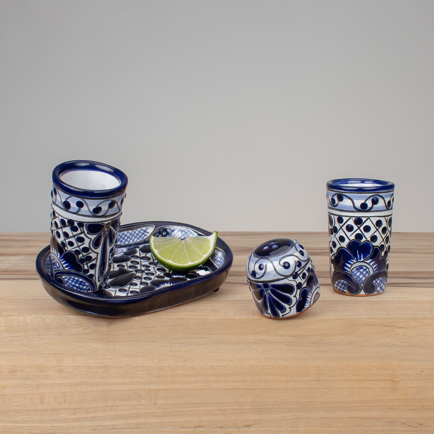 Tequila Shooter Set | Azules Pattern