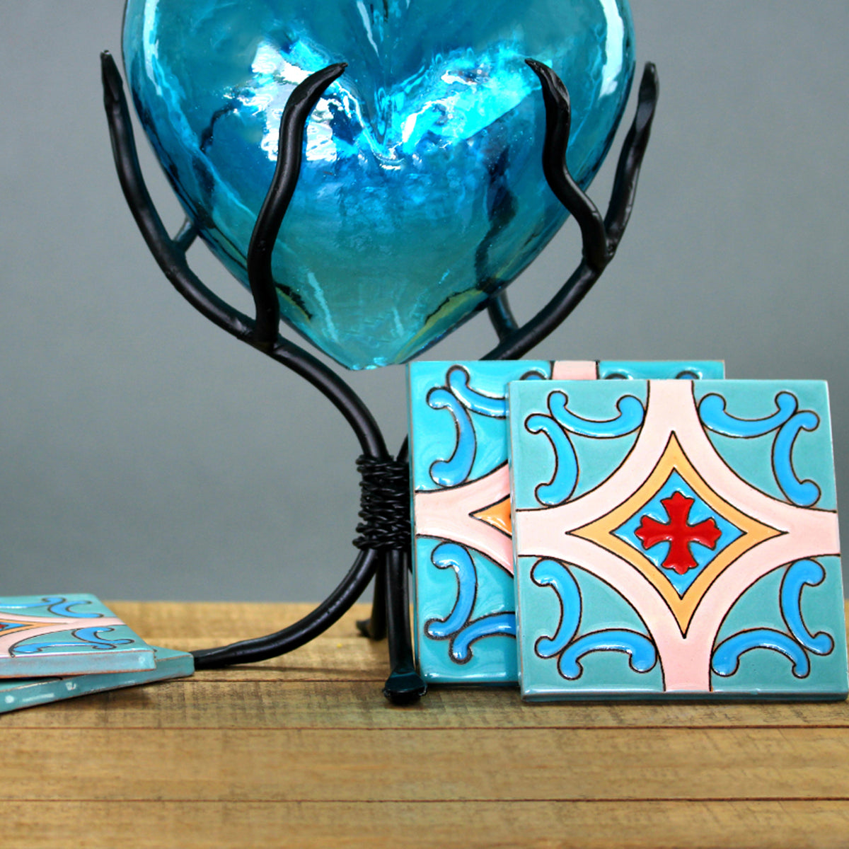 Ceramic Coaster set | Capula Shield