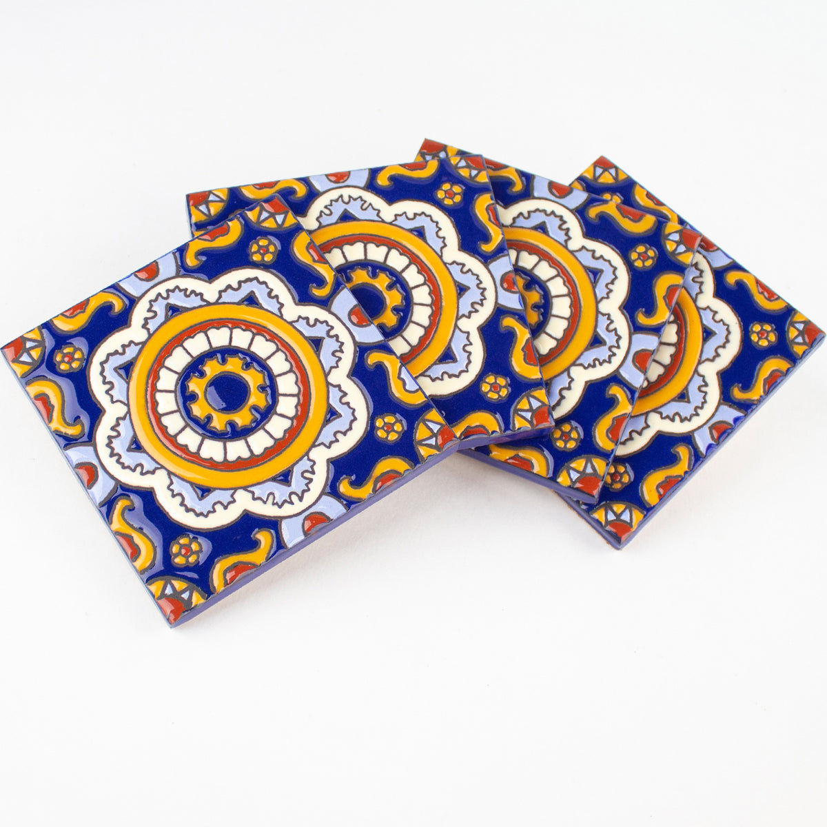 Ceramic Coaster set | Victorian Shield