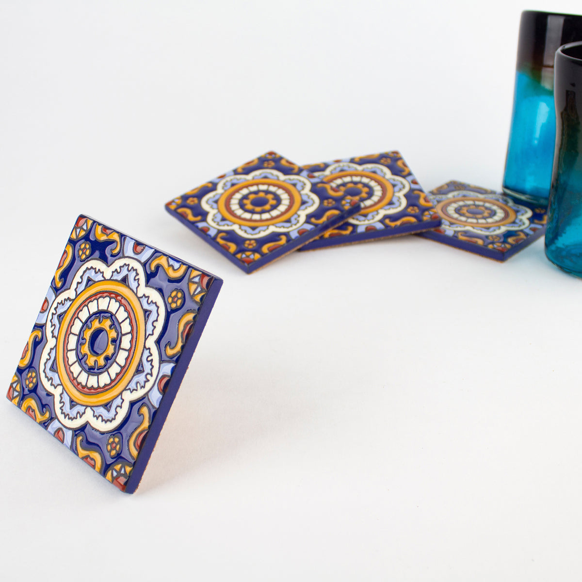 Ceramic Coaster set | Victorian Shield