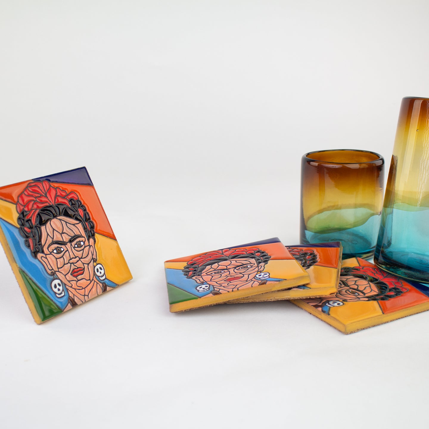 Ceramic Coaster set | Pieces of Frida.
