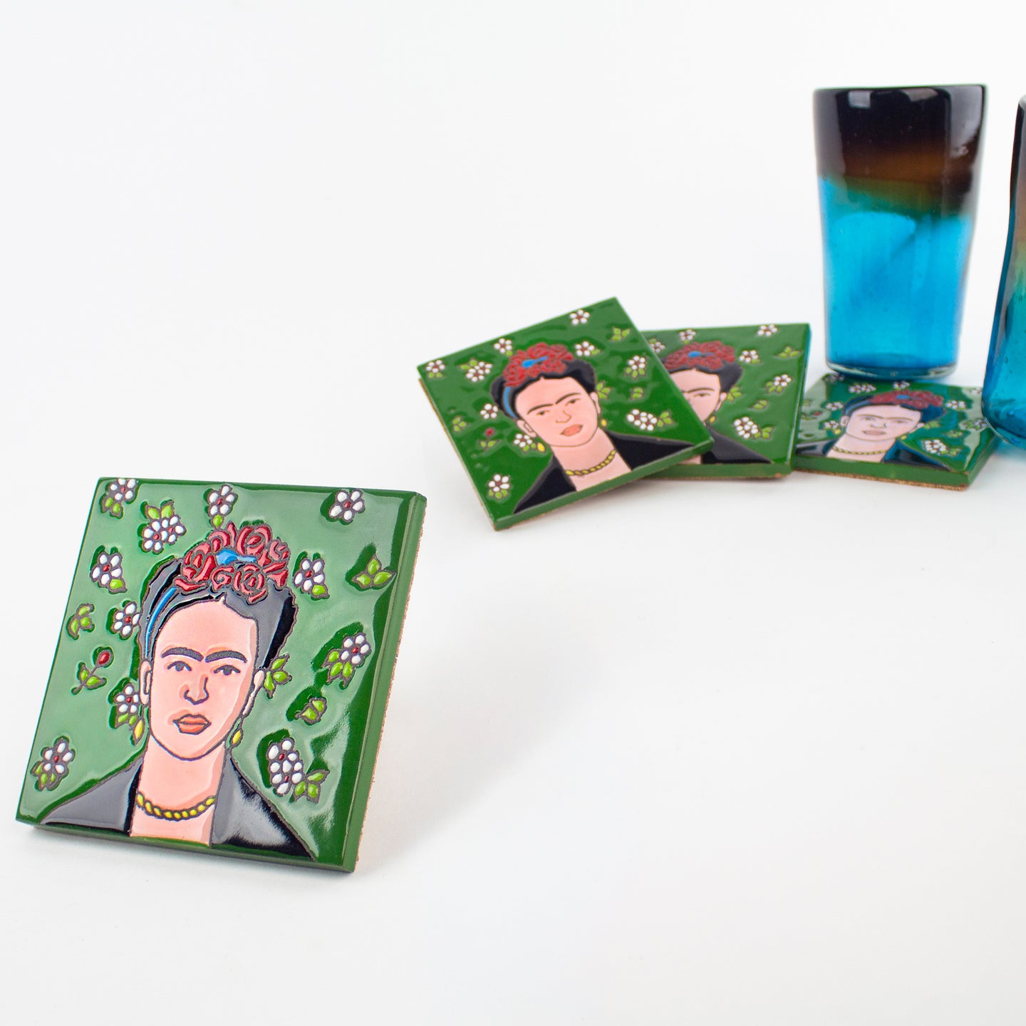 Ceramic Coaster set | Vintage Frida.