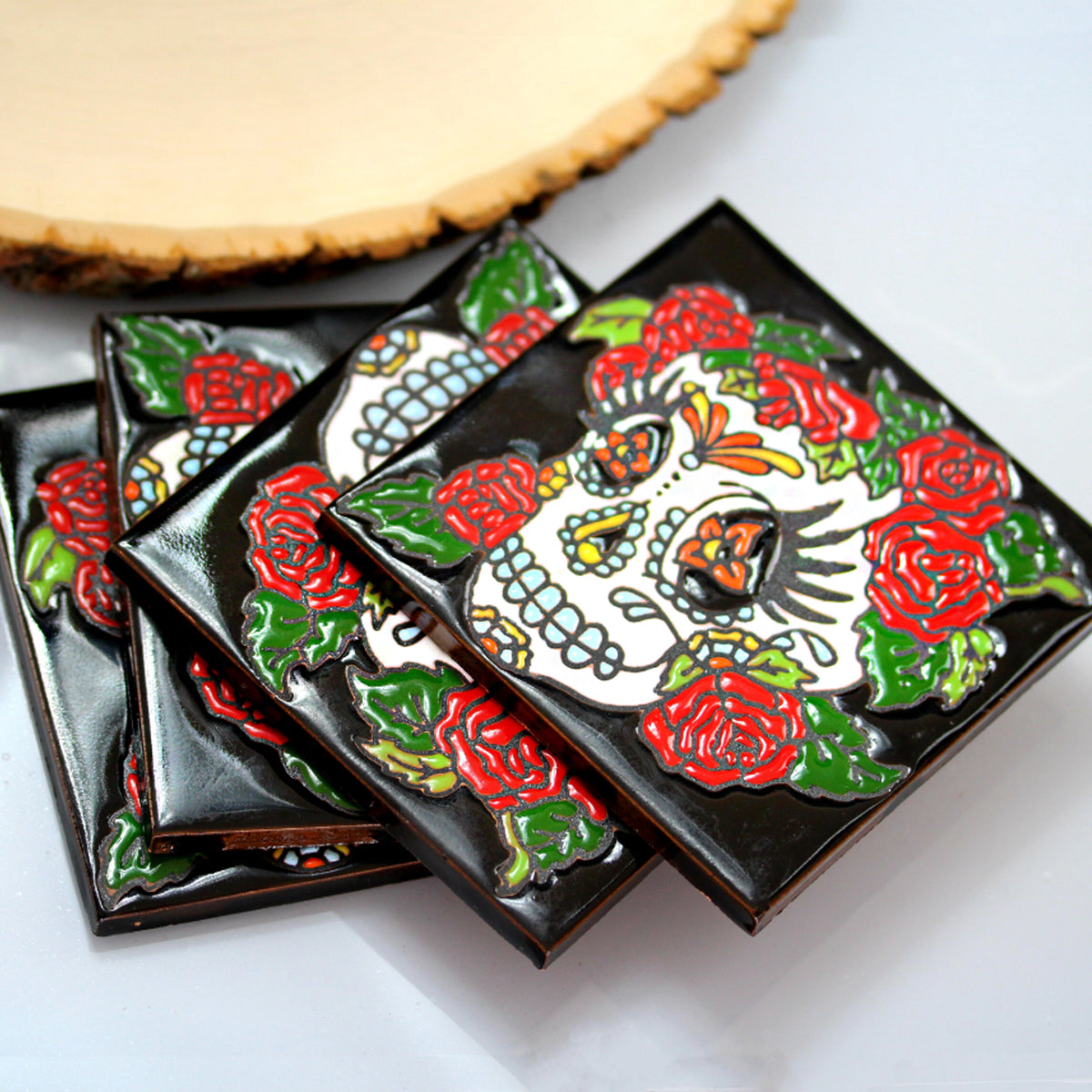 Ceramic Coaster set | Rosa Catrina.