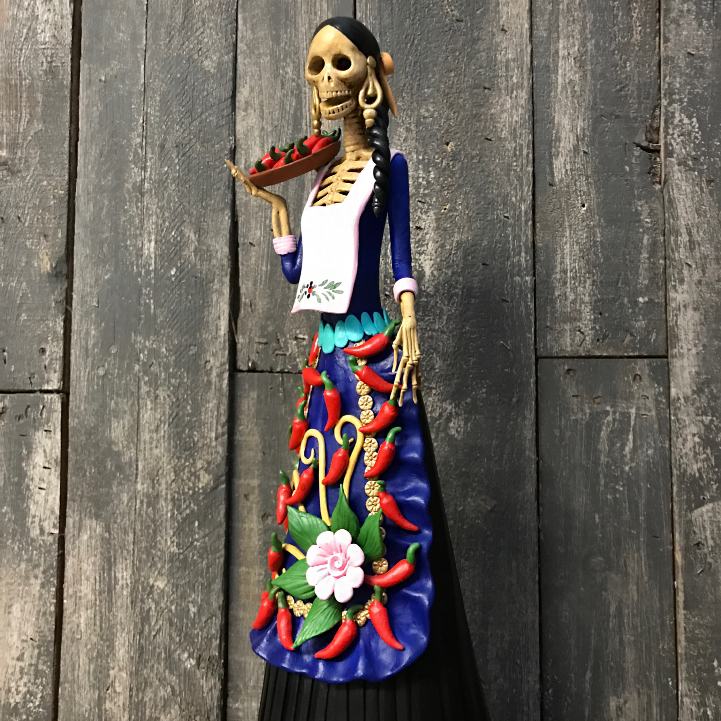 La Cocinera| Hand Sculpted Catrina