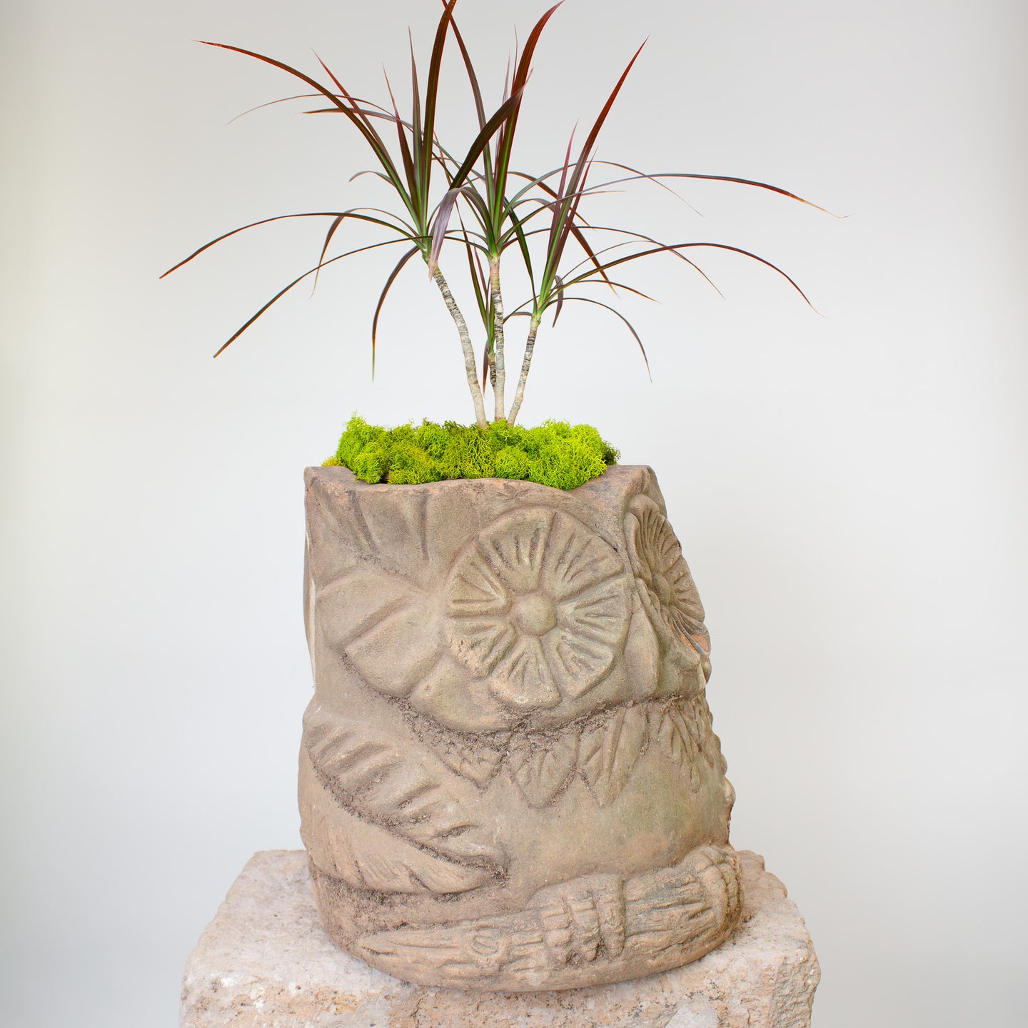 owl plant pots Búho Pot. Vintage Terracotta Sculptural Planter