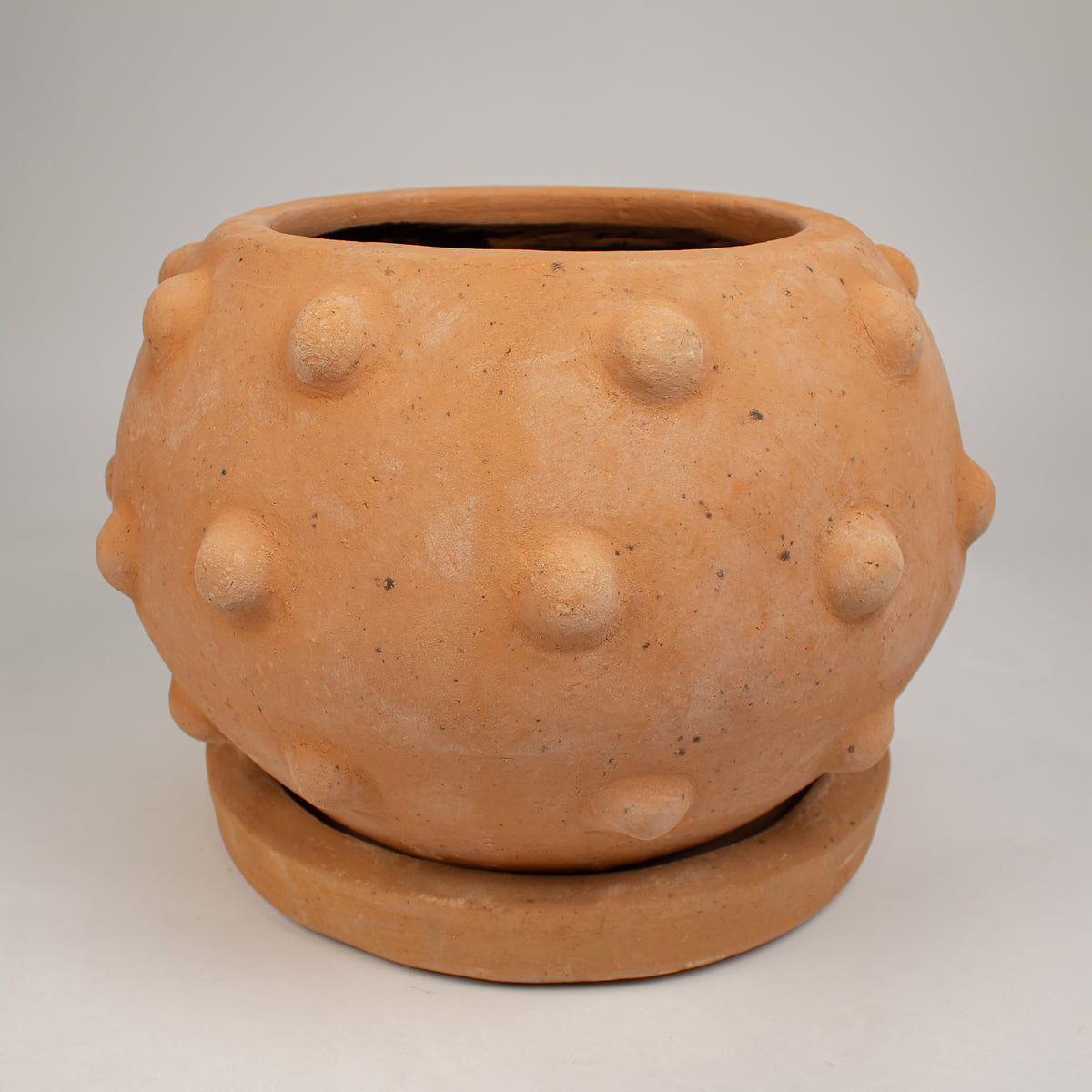 Node Crescent Planter, Terracotta pot.