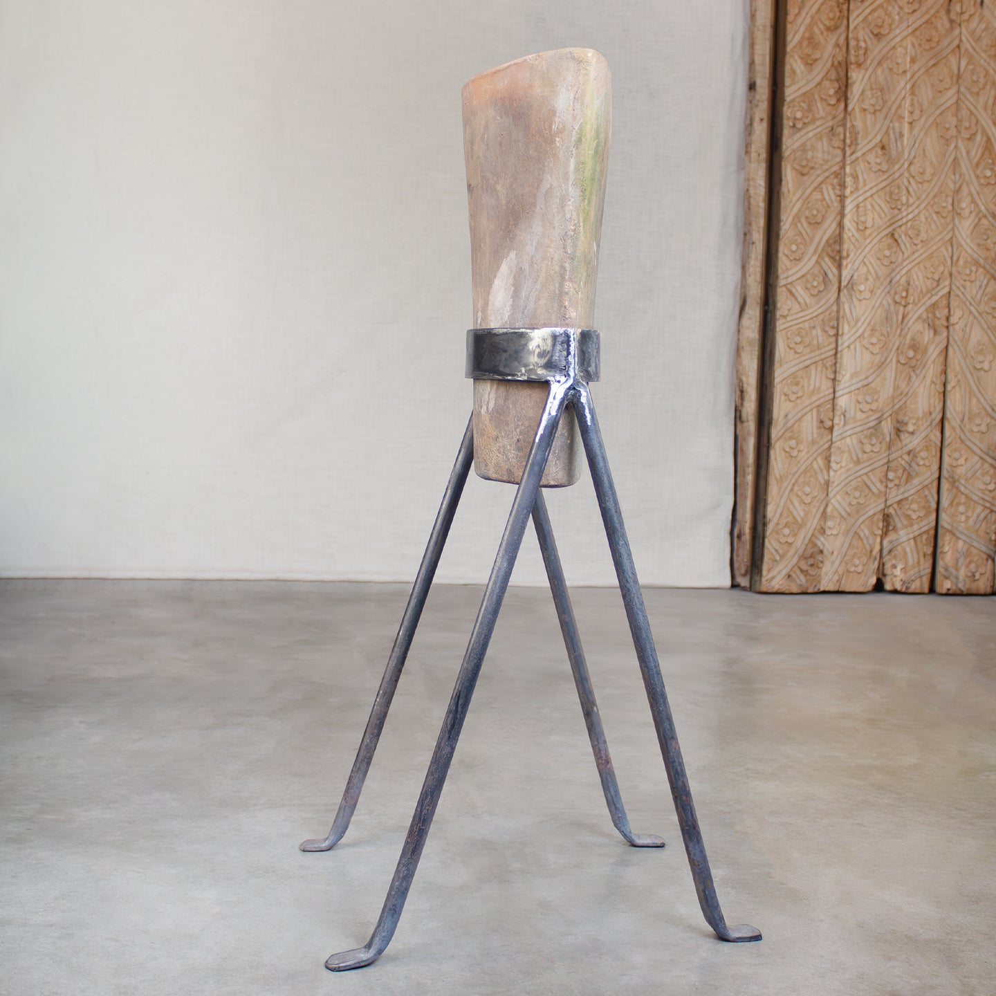 terracotta pot with stand