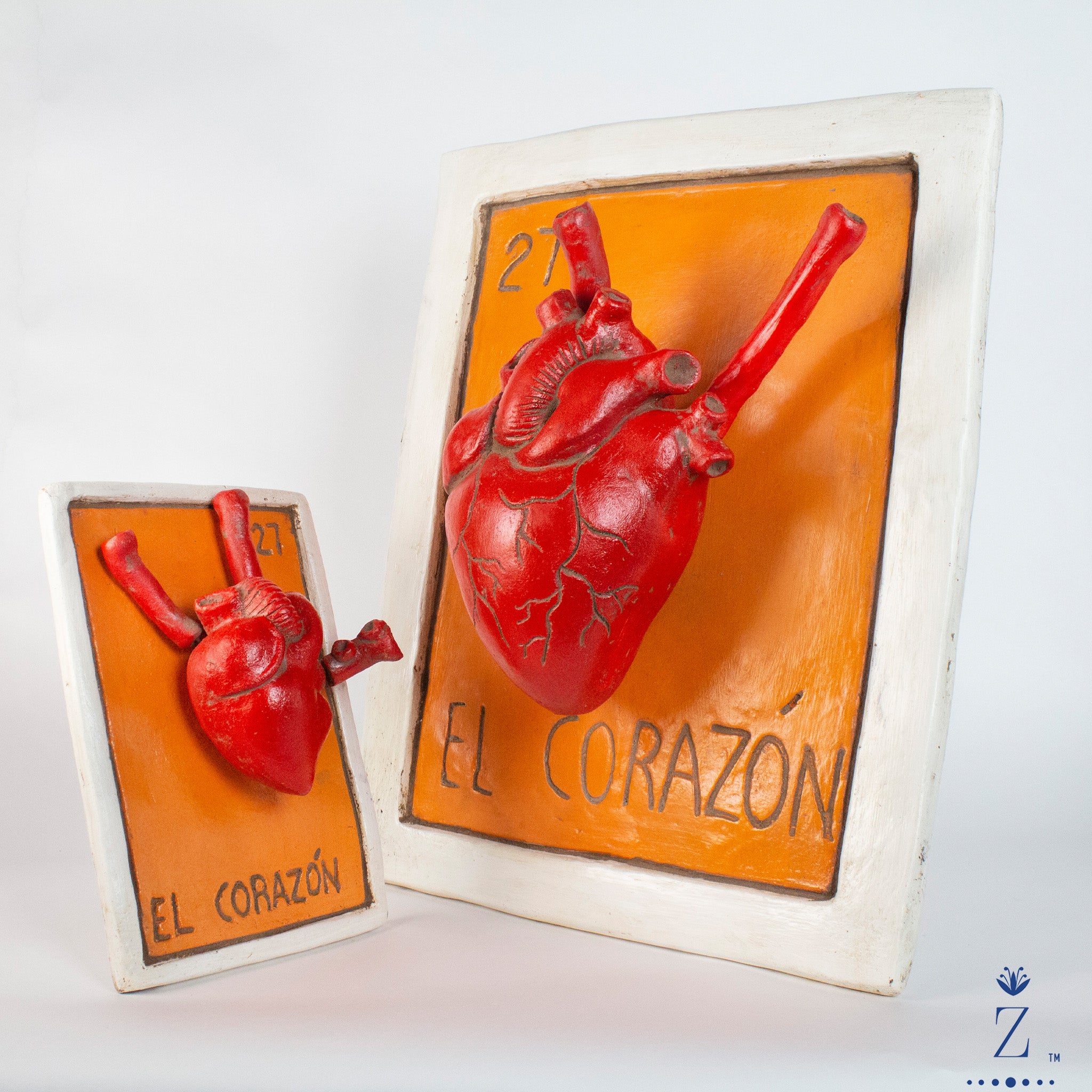 Giant La Loteria Card | El Corazon #27 - Zenwaro