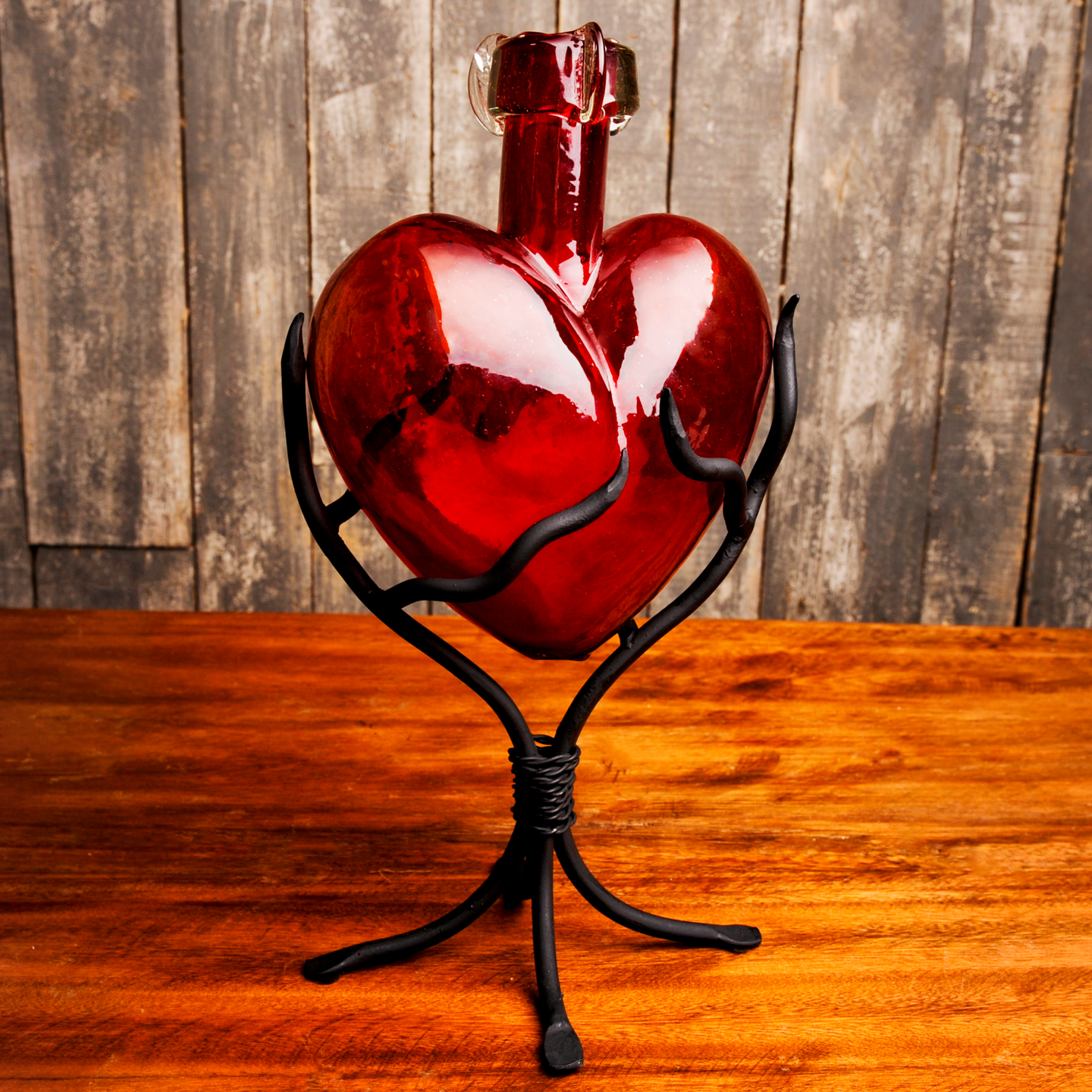 Divine Glass Hearts | Red