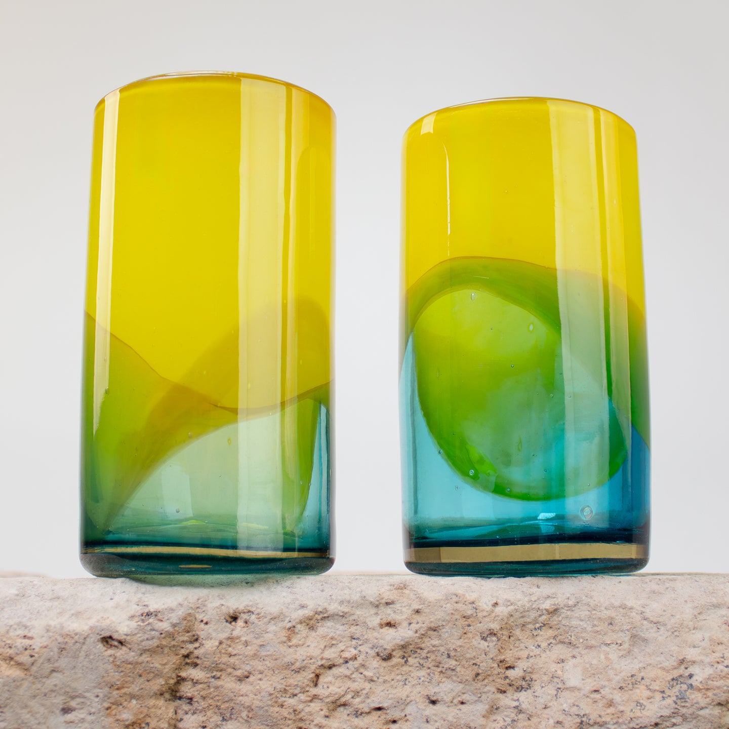 Hand blown Glassware set