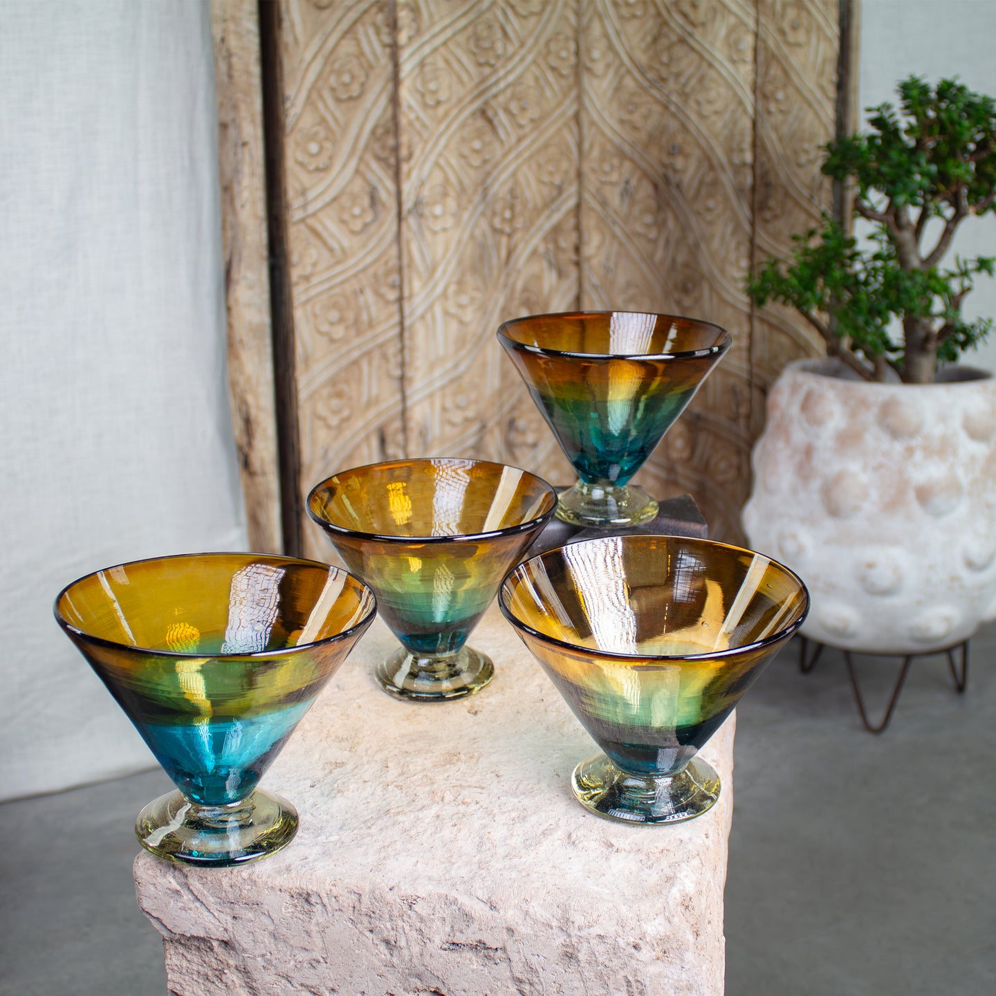 Margarita glassware set