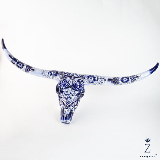 Longhorn Sculpture | Azules Talavera