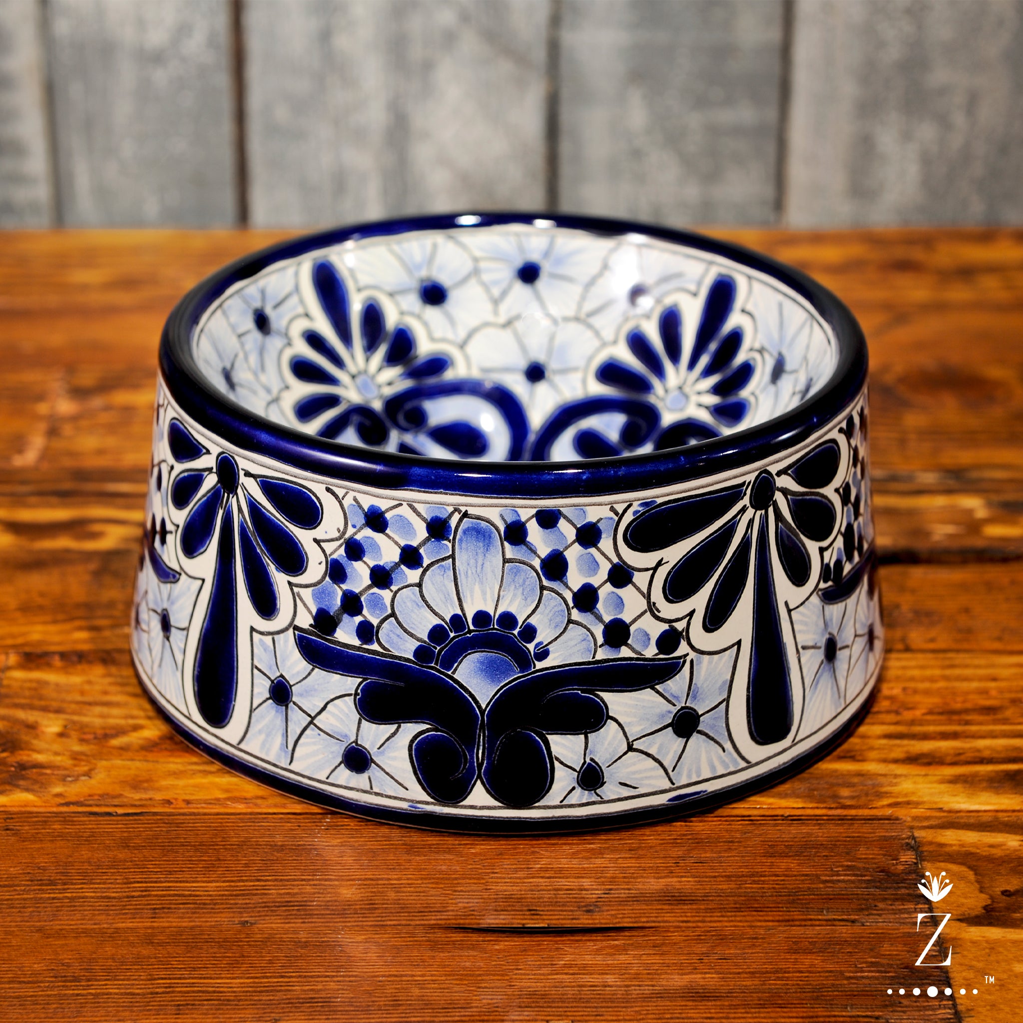 Talavera Pet Bowls | Azules Pattern