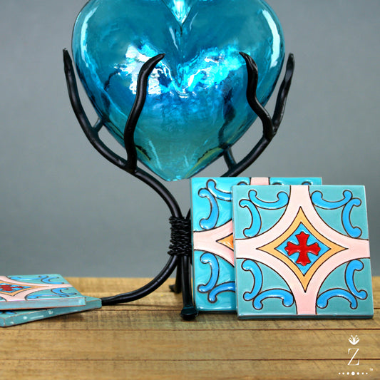 Ceramic Coaster set | Capula Shield