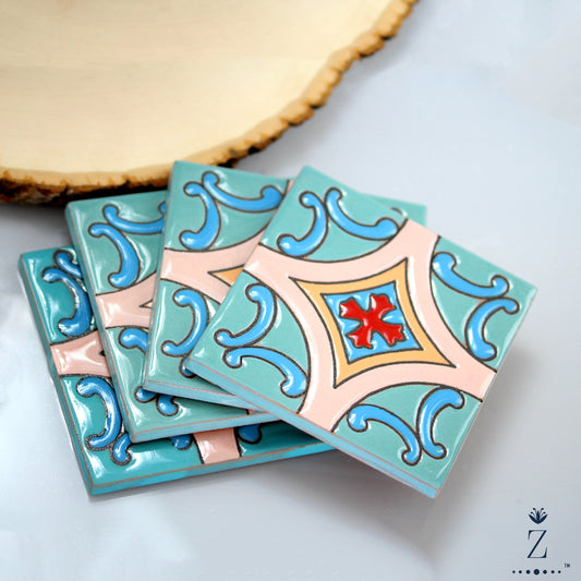 Ceramic Coaster set | Capula Shield