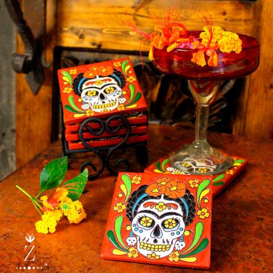 Ceramic Coaster set | Frida Catrina.