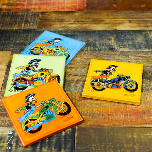 Ceramic Coaster set | Muerte Rider