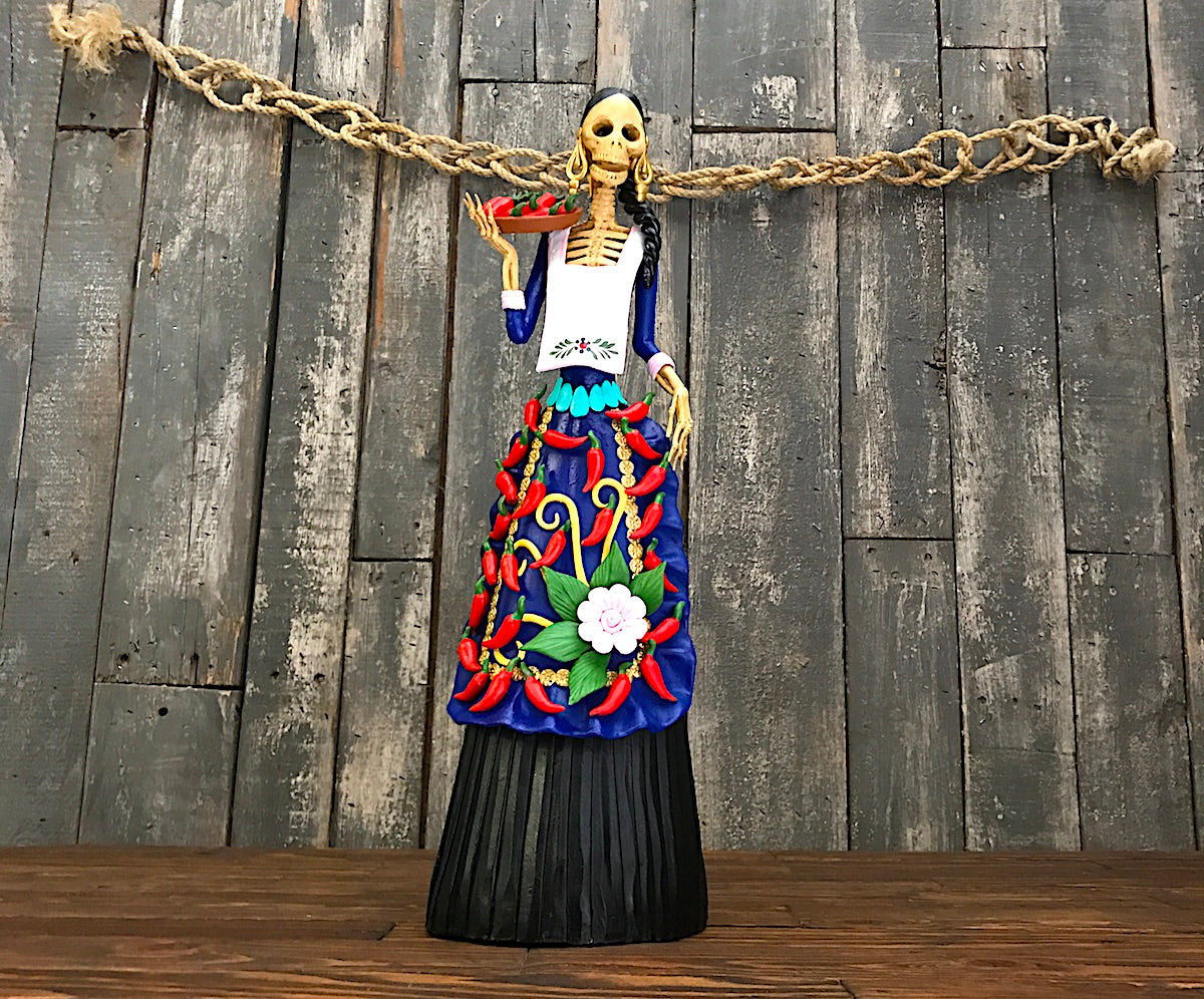 La Cocinera| Hand Sculpted Catrina