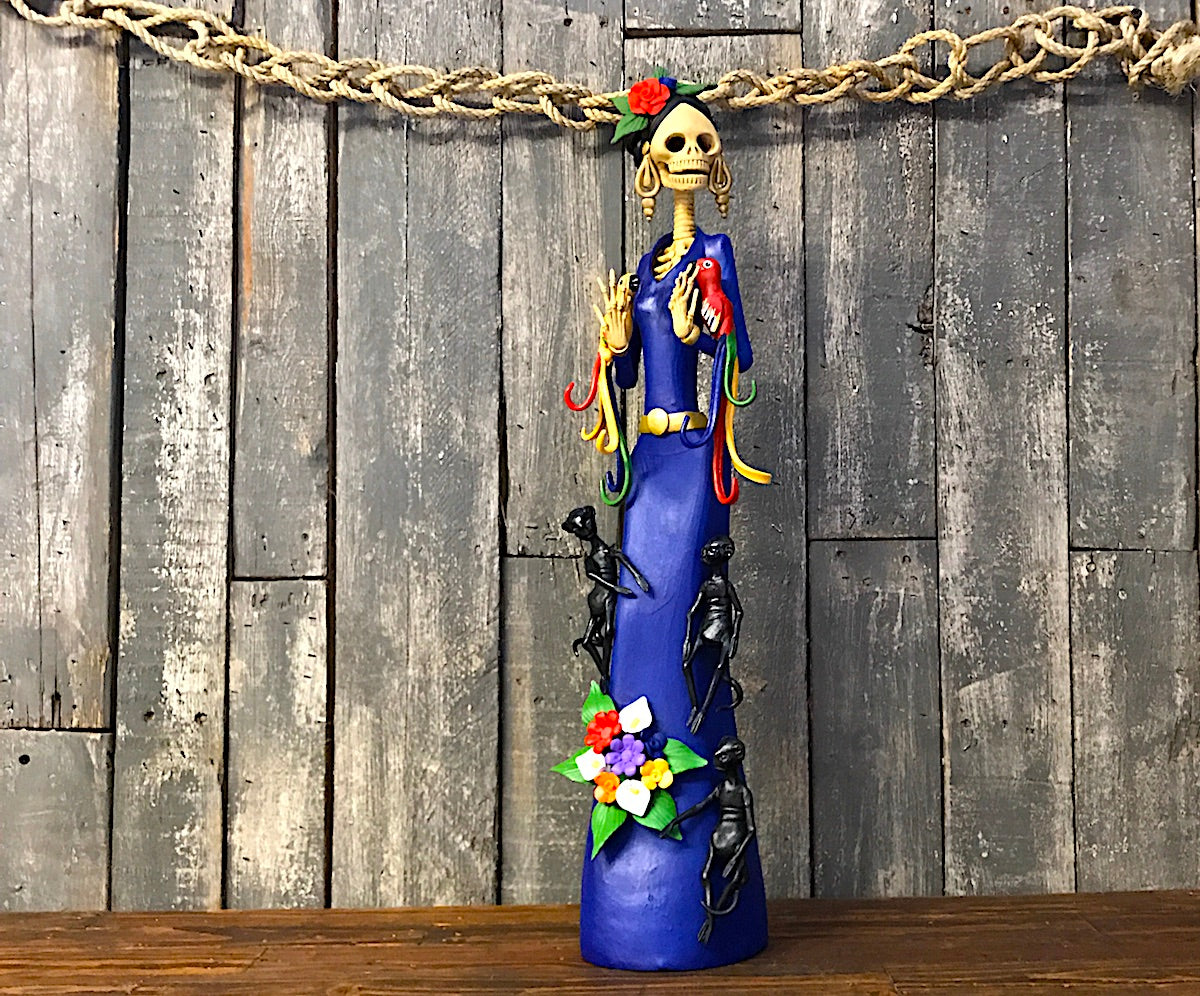 Flamenco Trópical | Hand Sculpted Catrina