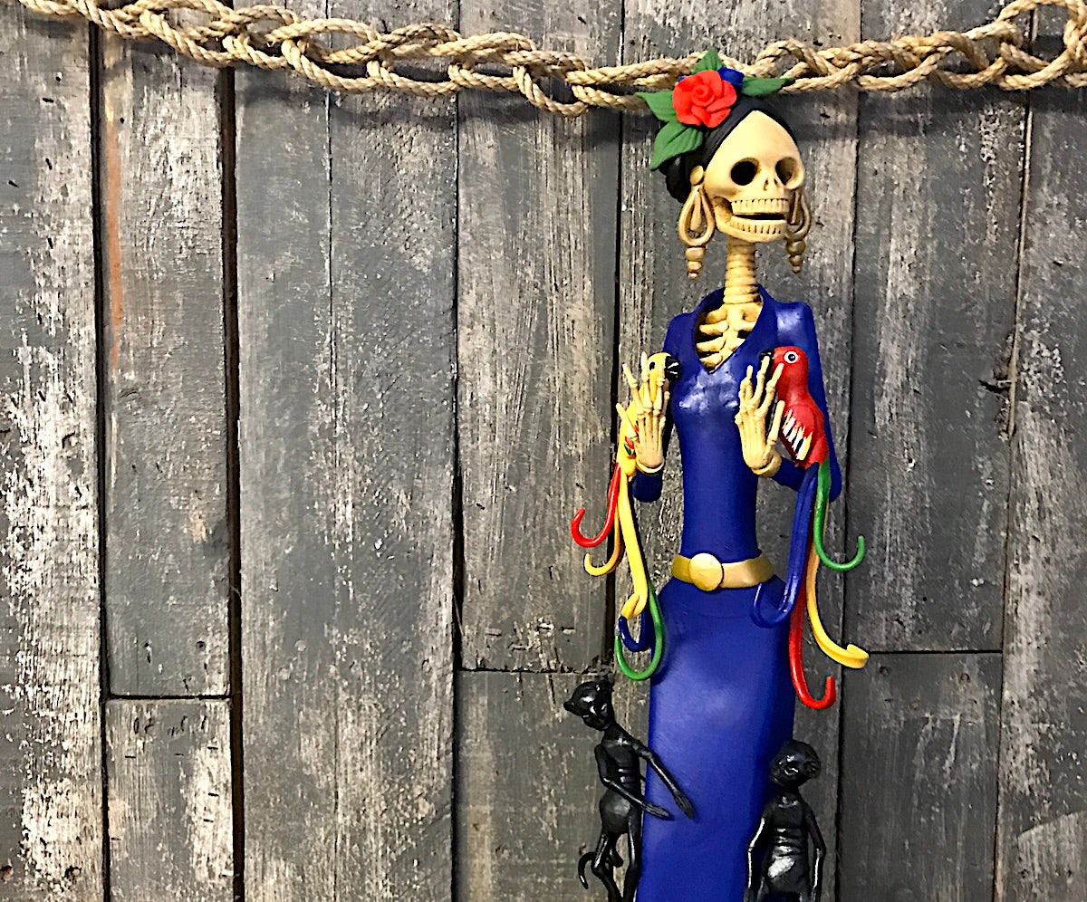 Flamenco Trópical | Hand Sculpted Catrina