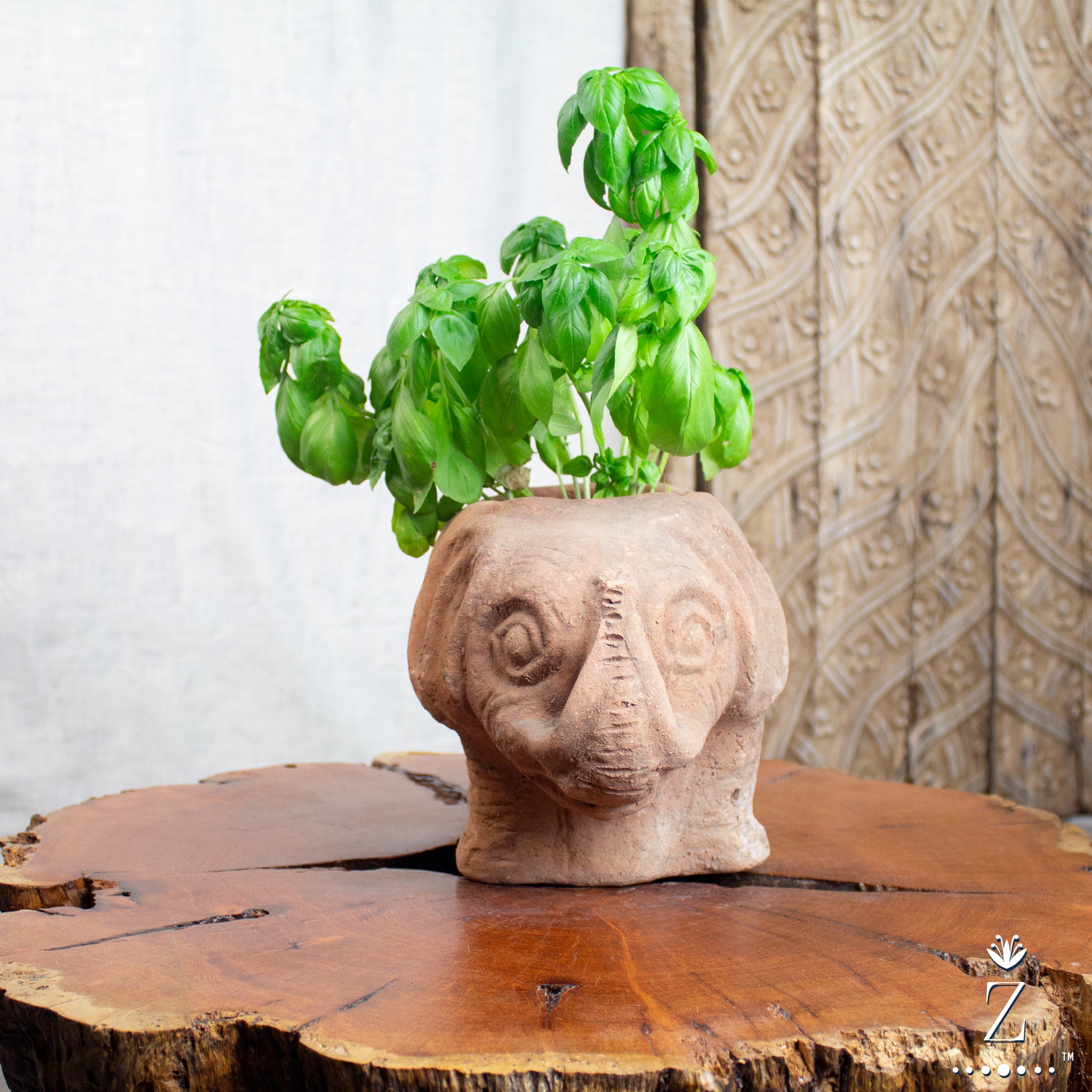 elephant planter pots Elephant Planter, Vintage Terracotta Pot