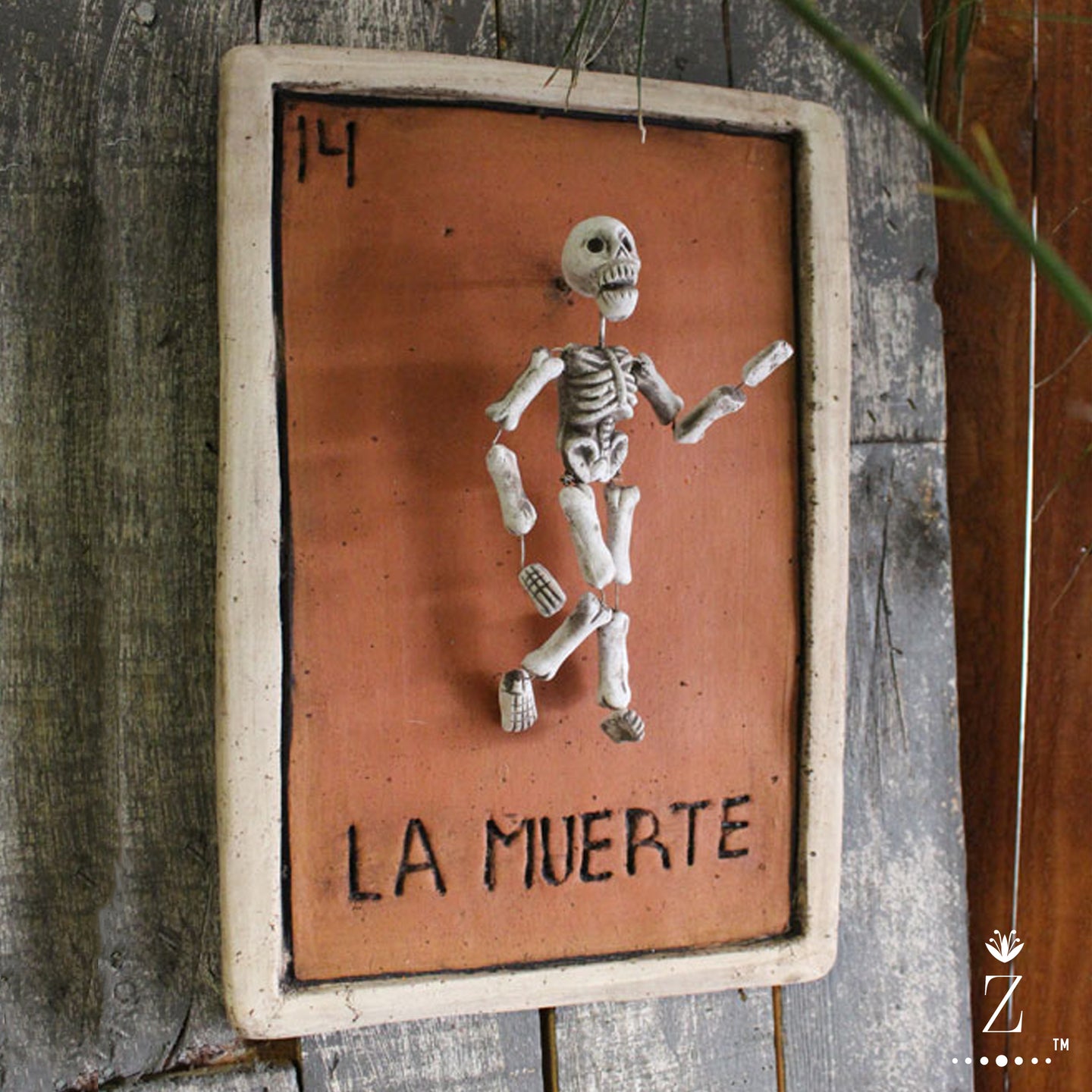 Loteria Card wall art La Muerte #14