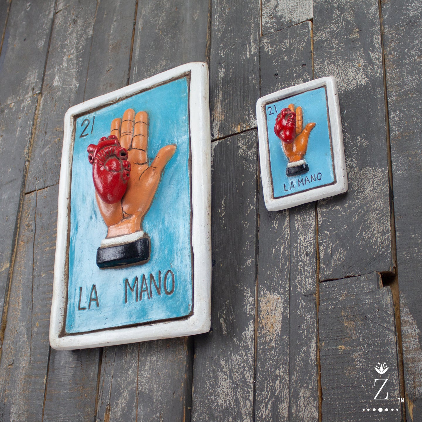  Loteria wall art La Mano