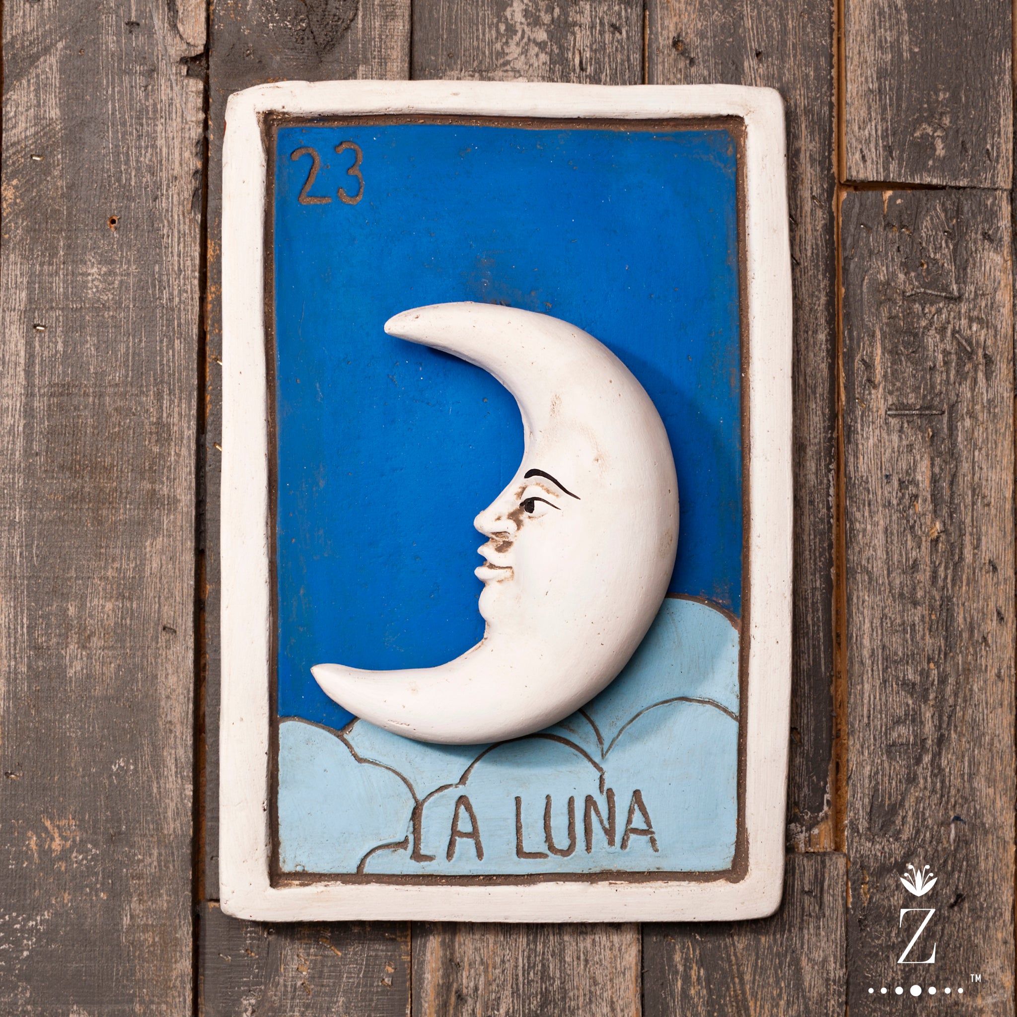 Loteria Card Wall Art, La Luna #23