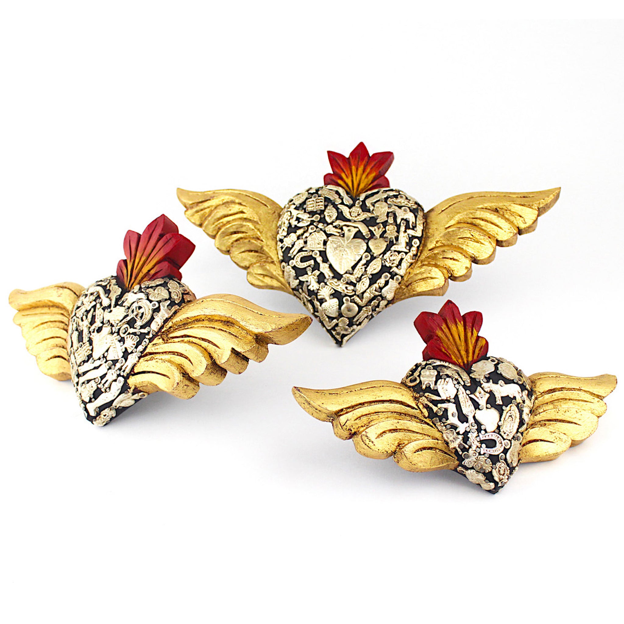 Sacred Heart with Wings | Large - Zenwaro