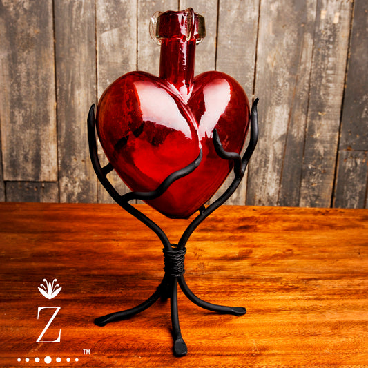 Divine Glass Hearts | Red