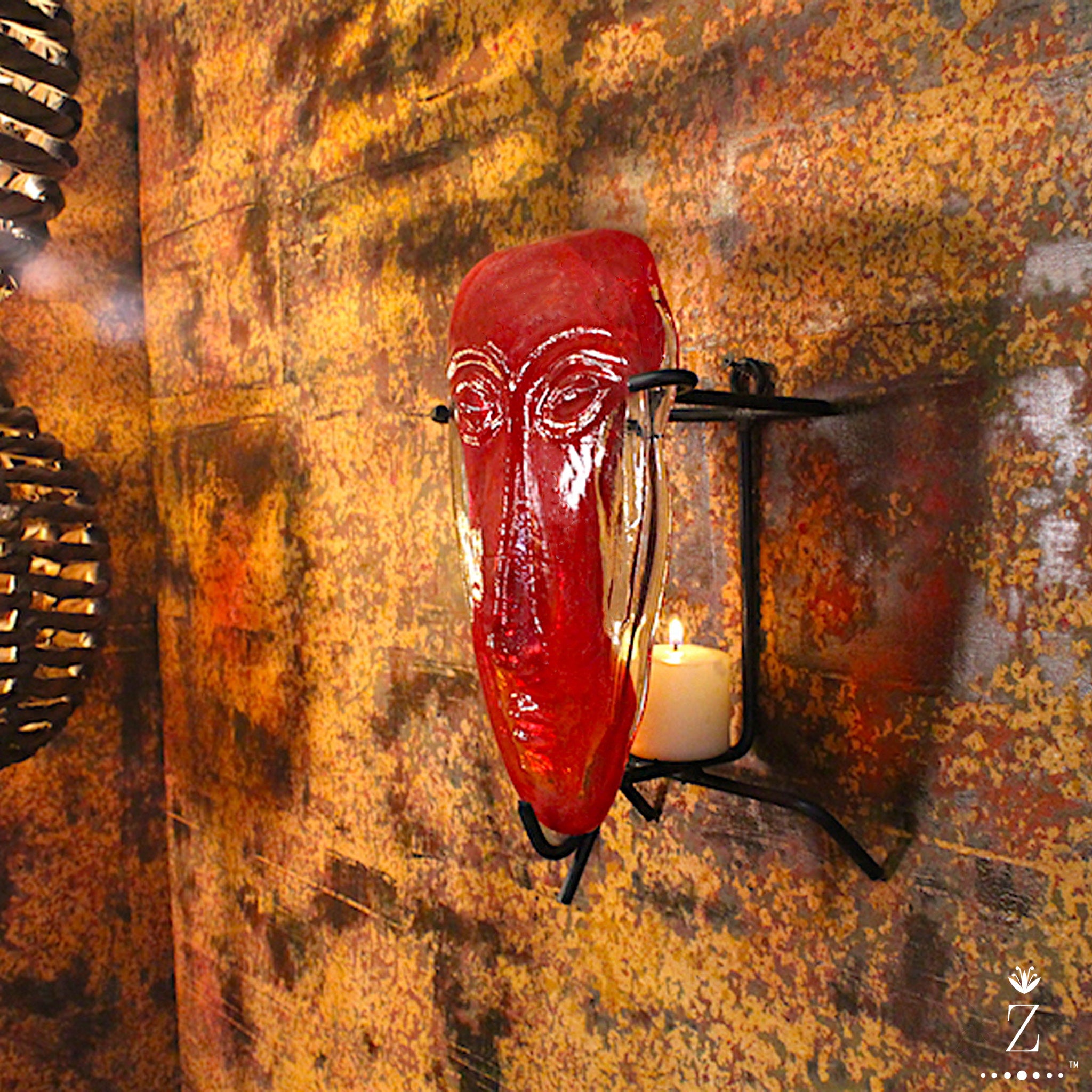 Indio Glass Mask | Red