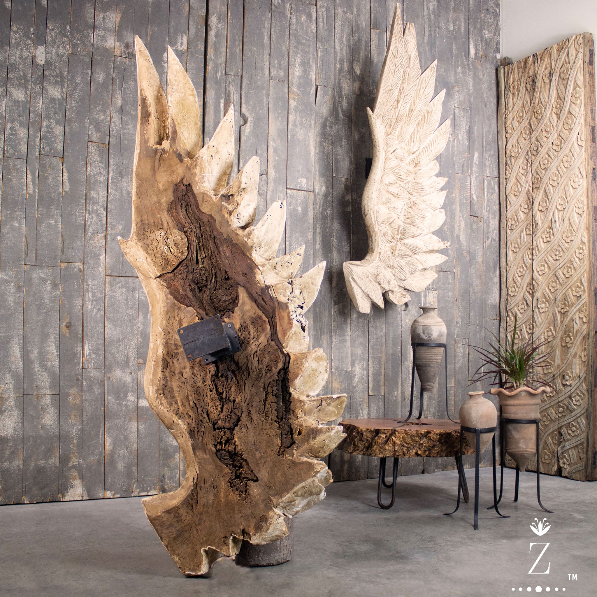 家具 Vintage 3D Wood ART Amazon.com: Deco 79 Mango Wood Abstract Handmade Home Wall Decor